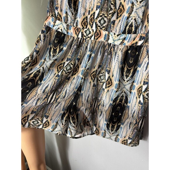 Ladakh Women’s Romper Sleeveless V-Neck Boho Tribal Print Sz 4 - Picture 11 of 13